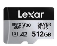 Lexar 512GB microSDXC Silver Plus UHS-I U3 A2 V30 - 1292575 - zdjęcie 1